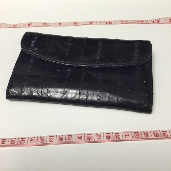 Vintage Mundi Genuine Eelskin Wallet - Picture 1 of 11